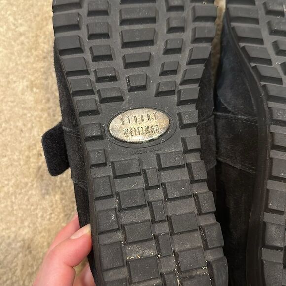 Stuart Weitzman Faux Fur Women Suede Sneaker Size 8 M - Picture 9 of 10